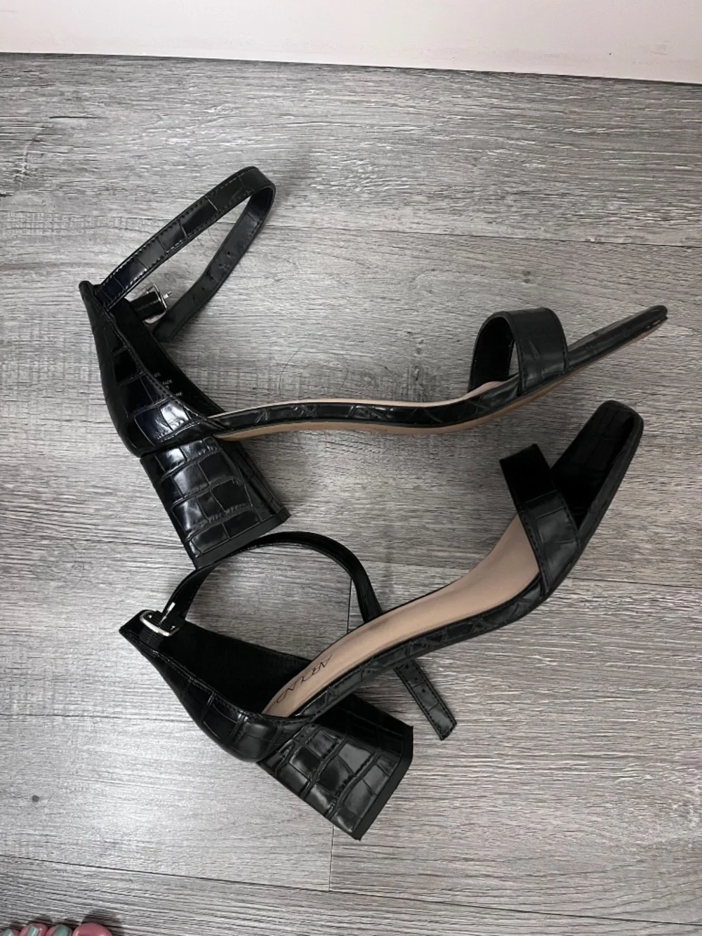 Black Strappy Heels